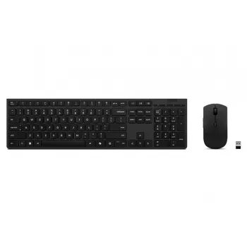 Lenovo 4X31R64357 Tastatur Maus inklusive Office RF Wireless + Bluetooth QWERTY Nordisch Grau
