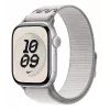 Band Apple 42 mm Verschleiertes Grau Nike Sport Loop Grau 130–190 mm