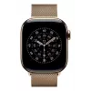 APPLE 42 mm Goldenes Milanese-Armband