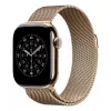 APPLE 42 mm Goldenes Milanese-Armband