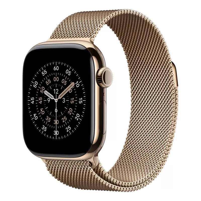 APPLE 42 mm Goldenes Milanese-Armband