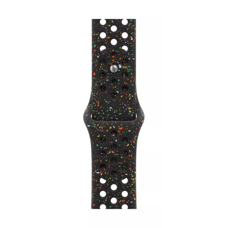 APPLE 46mm Mitternachtsschwarz Nike Sport Band - S/M