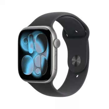 Smartwatch Apple Watch Series 11 GPS 46mm Space Grey Aluminium Black Sport Band M/L