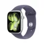Smartwatch Apple Watch Series 11 GPS + Cellular 46mm Silber Aluminiumgehäuse, OLED 416x496, 64 GB, wasserdicht bis 50 m, Purple Fog Sportband S/M