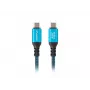 USB-C-Kabel LANBERG CA-CMCM-44CU-0005-BK 0,5 m — USB4 Gen 2x2, 40 Gbit/s, 240 W, schwarz