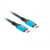 USB-C-Kabel LANBERG CA-CMCM-44CU-0005-BK 0,5 m — USB4 Gen 2x2, 40 Gbit/s, 240 W, schwarz
