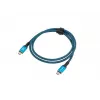 USB-C-Kabel LANBERG CA-CMCM-44CU-0005-BK 0,5 m — USB4 Gen 2x2, 40 Gbit/s, 240 W, schwarz