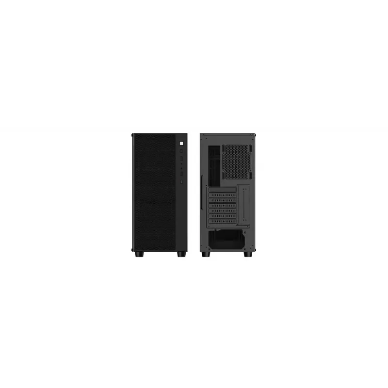 PC-Gehäuse DeepCool Matrexx 55 Mesh Midi Tower Schwarz — ATX, gehärtetes Glas, unterstützt 120/140 mm Lüfter