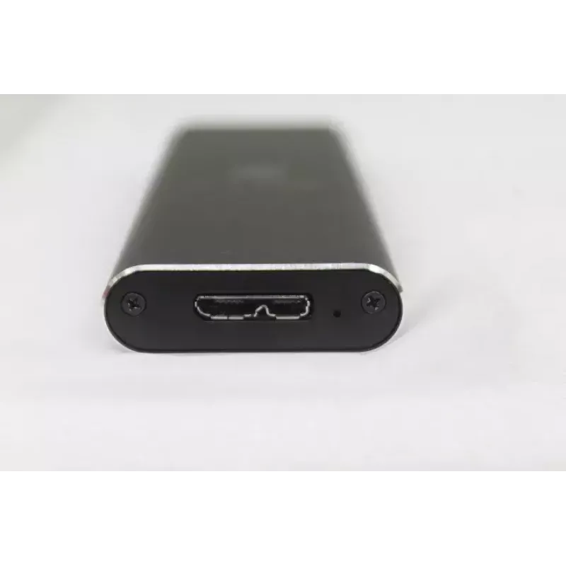 SSD-Festplatte Icy Box 1x mSATA SSD auf USB 3.0 Host Aluminium schwarz IB-183M2