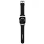 Uhrenarmband Karl Lagerfeld Strap KLAWLSLKCNK 3D-Gummi für Apple Watch 42/44/45/49 mm Schwarz