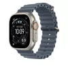 Band Apple Natural Titanium Finish MGCC4ZM/A Blau Fluorelastomer 49 mm