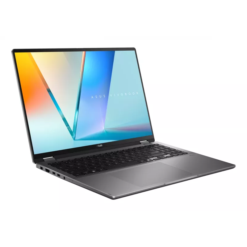 Hybrid 2-in-1 Laptop ASUS Vivobook 16 Flip TP3607SH-RJ013W — Intel Core Ultra 7 258V, 16 Zoll 3K Touchscreen, 16 GB LPDDR5x, 512 GB SSD, NVIDIA GeForce RTX 5050, WIN11 Home, grau
