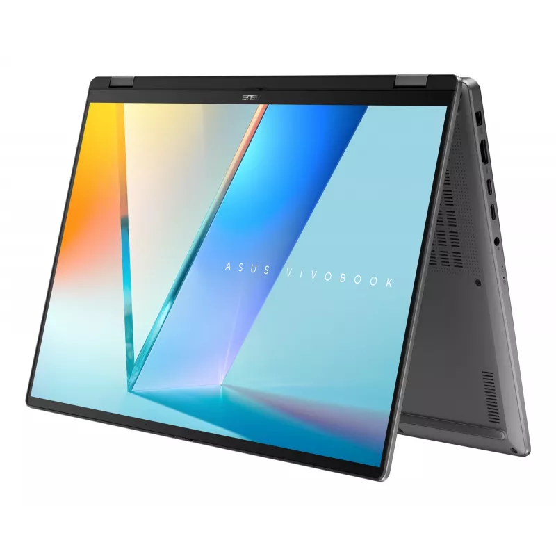 Hybrid 2-in-1 Laptop ASUS Vivobook 16 Flip TP3607SH-RJ013W — Intel Core Ultra 7 258V, 16 Zoll 3K Touchscreen, 16 GB LPDDR5x, 512 GB SSD, NVIDIA GeForce RTX 5050, WIN11 Home, grau