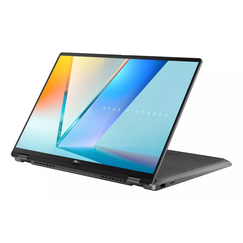 Hybrid 2-in-1 Laptop ASUS Vivobook 16 Flip TP3607SH-RJ013W — Intel Core Ultra 7 258V, 16 Zoll 3K Touchscreen, 16 GB LPDDR5x, 512 GB SSD, NVIDIA GeForce RTX 5050, WIN11 Home, grau