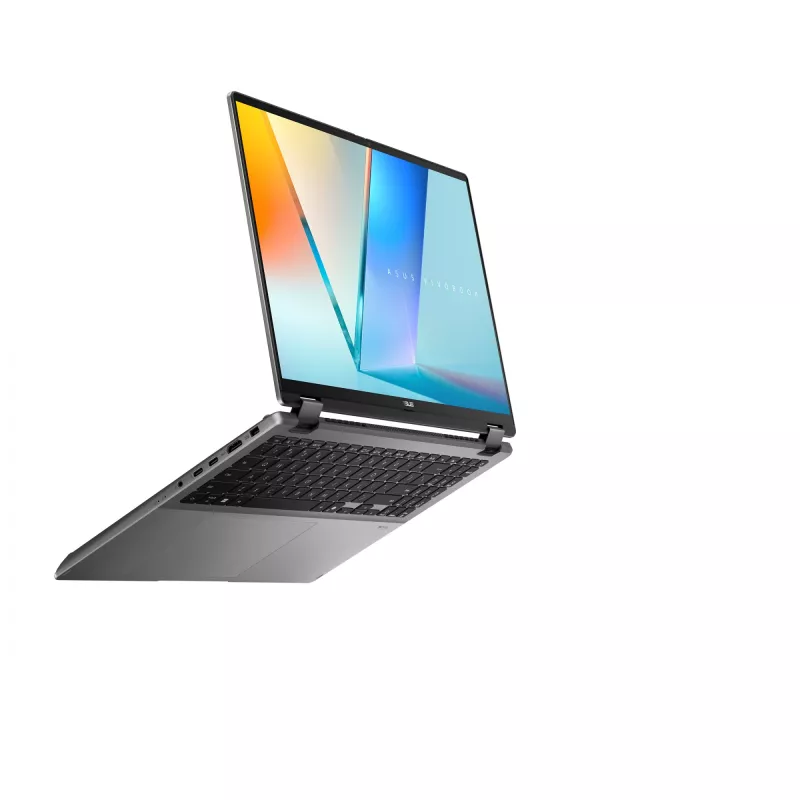 Hybrid 2-in-1 Laptop ASUS Vivobook 16 Flip TP3607SH-RJ013W — Intel Core Ultra 7 258V, 16 Zoll 3K Touchscreen, 16 GB LPDDR5x, 512 GB SSD, NVIDIA GeForce RTX 5050, WIN11 Home, grau