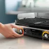 Elektrische Grillplatte Philips HD6222/90 2400 W Schwarz Edelstahl