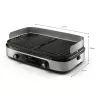 Elektrische Grillplatte Philips HD6222/90 2400 W Schwarz Edelstahl