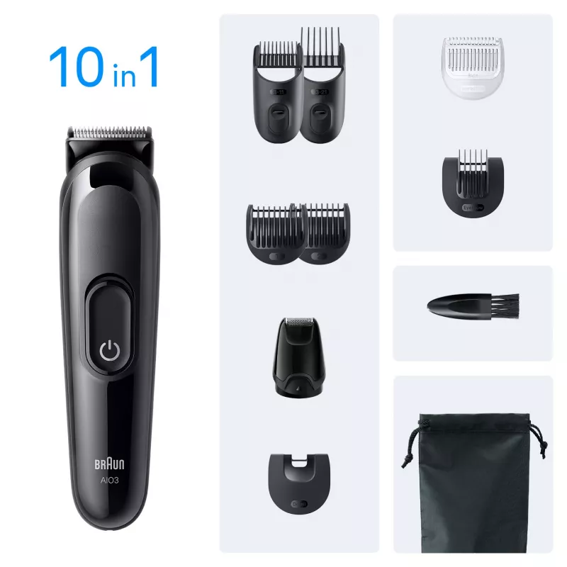 Braun AIO3560 Haarschneider/Trimmer Schwarz 14 Nickel-Metallhydrid (NiMH)