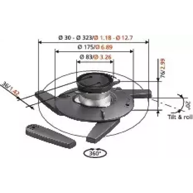 Vogel's EPC 6545 - Projektor-Deckenlösung