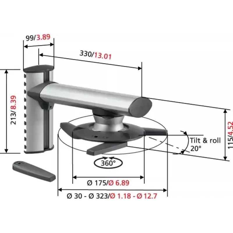 Vogel's EPW 6565 – Projektor-Wandhalterung