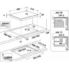 Indesit IB 65B60 NE Schwarz Einbau 59 cm Induktionskochfeld 4 Zone(n)