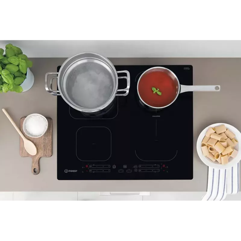 Indesit IB 65B60 NE Schwarz Einbau 59 cm Induktionskochfeld 4 Zone(n)