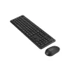 Drahtloses Tastatur- und Maus-Set ASUS CW100 — US-Layout, schwarz, Full-Size-QWERTY-Tastatur, 1600 DPI Maus