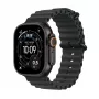 Smartwatch Apple Watch Ultra 3 GPS + Cellular 49mm Black Titanium Case mit Black Ocean Band