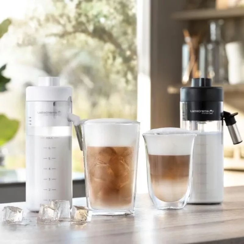 Espressomaschine De’Longhi Eletta Explore – vollautomatisch, 1,8-Liter-Wassertank, 300-g-Bohnenbehälter, 19 bar, TFT-Touchdisplay