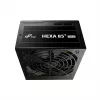 FSP HEXA 85+ PRO 450W Netzteil ATX ATX2.5 Schwarz, 450 W, 100 - 240 V, 50 - 60 Hz, 6-2,5 A, Aktiv, 85 W