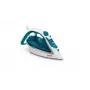 Tefal EasyGliss Plus FV5718 Bügeleisen Dampfbügeleisen Durilium-Bügelsohle 2400 W Türkis, Weiß