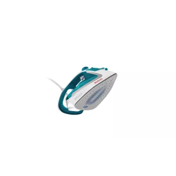 Tefal EasyGliss Plus FV5718 Bügeleisen Dampfbügeleisen Durilium-Bügelsohle 2400 W Türkis, Weiß