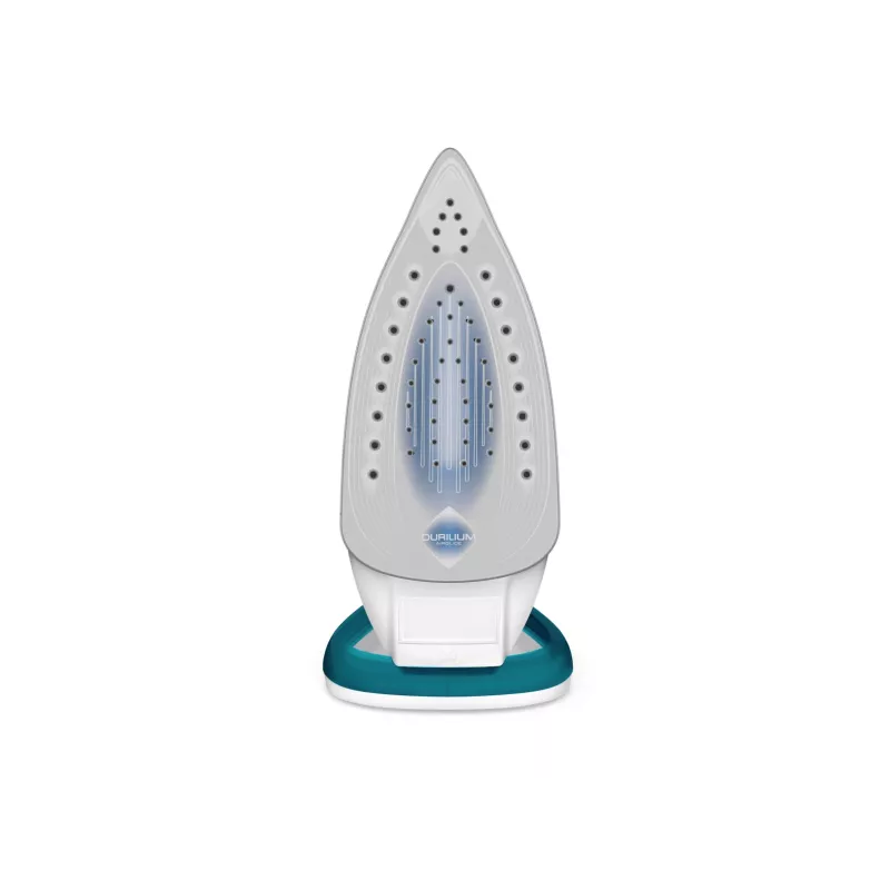 Tefal EasyGliss Plus FV5718 Bügeleisen Dampfbügeleisen Durilium-Bügelsohle 2400 W Türkis, Weiß