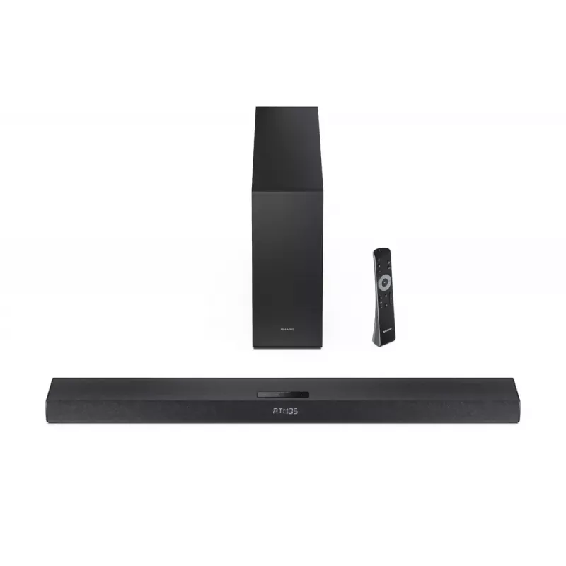 Soundbar Sharp HT-SBW320 2.1ch Ultra-schlank Dolby Atmos / DTS Virtual:X mit kabellosem Subwoofer