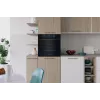 Einbau-Elektroherd INDESIT IO K58HS B — 71 L, Hydrolytische Reinigung, Konvektion, Grill, Dampf