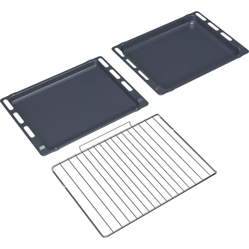 Einbau-Elektroherd INDESIT IO K58HS B — 71 L, Hydrolytische Reinigung, Konvektion, Grill, Dampf