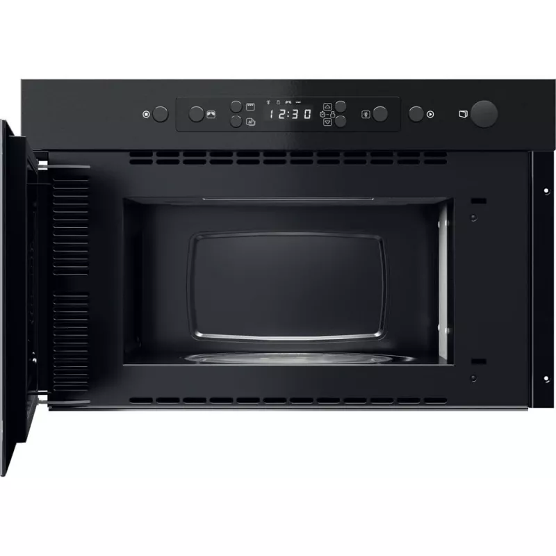 Einbau-Mikrowelle Whirlpool MBNA920B, Grill, 750 W, 22 L, schwarz, Push-Tür