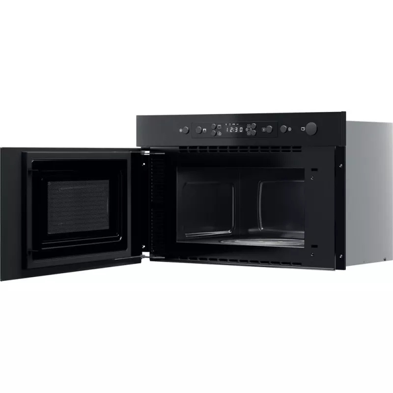 Einbau-Mikrowelle Whirlpool MBNA920B, Grill, 750 W, 22 L, schwarz, Push-Tür