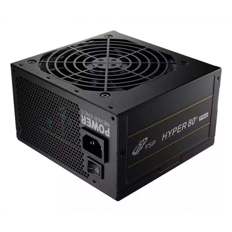 FSP HYPER 80+ PRO 650W Netzteil ATX ATX3.1 Schwarz, 650 W, 220 - 240 V, 50/60 Hz, 5 A, Aktiv, 100 W
