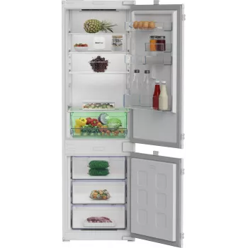 Einbau-Kühl-Gefrierkombination BEKO B3BCNA294HS — 270 l Gesamtvolumen, LED-Anzeige, Klasse E, weiß