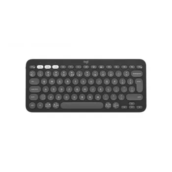 Logitech Pebble Keys 2 K380s Tastatur Universal RF Wireless + Bluetooth QWERTY US International Graphite