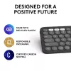 Logitech Pebble Keys 2 K380s Tastatur Universal RF Wireless + Bluetooth QWERTY US International Graphite