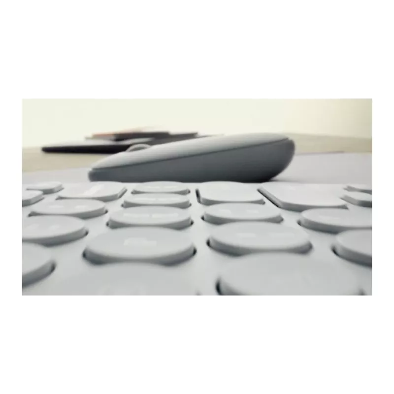 Logitech Pebble Keys 2 K380s Tastatur Universal RF Wireless + Bluetooth QWERTY US International Graphite
