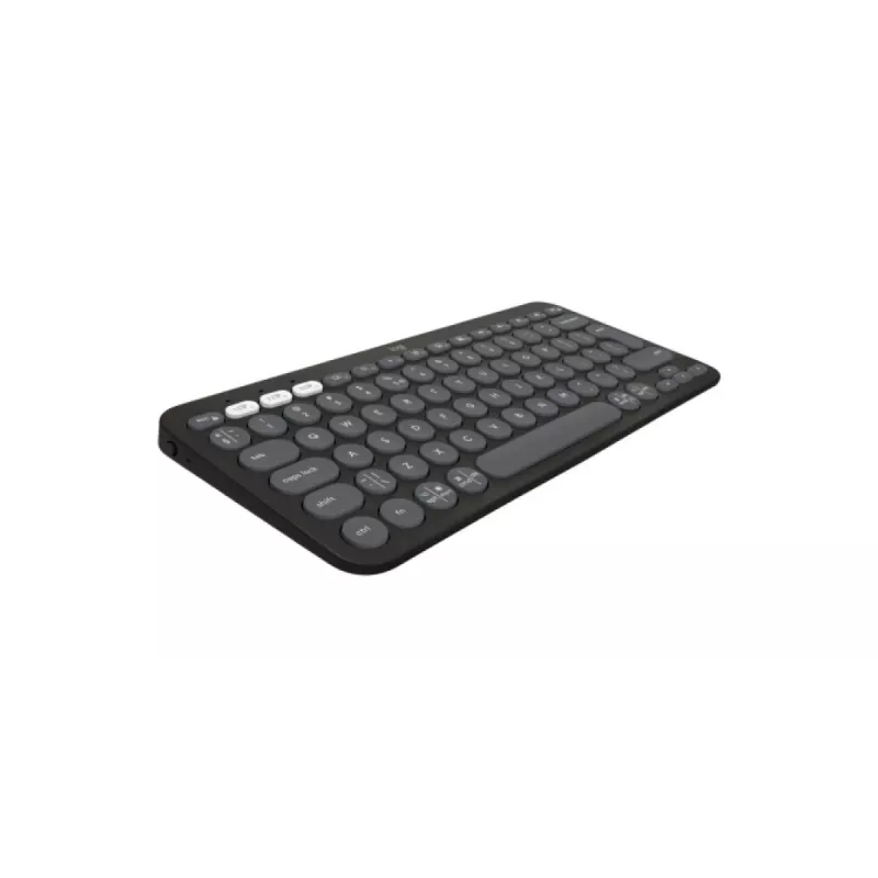 Logitech Pebble Keys 2 K380s Tastatur Universal RF Wireless + Bluetooth QWERTY US International Graphite
