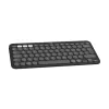 Logitech Pebble Keys 2 K380s Tastatur Universal RF Wireless + Bluetooth QWERTY US International Graphite
