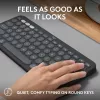 Logitech Pebble Keys 2 K380s Tastatur Universal RF Wireless + Bluetooth QWERTY US International Graphite