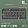 Logitech Pebble Keys 2 K380s Tastatur Universal RF Wireless + Bluetooth QWERTY US International Graphite