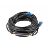 HDMI-Kabel LANBERG CA-HDMI-20CU-0200-BK — 20 m, HDMI 2.0, 18 Gbit/s, 4K (2160p), 144 Hz, ARC, Ethernet, vergoldet