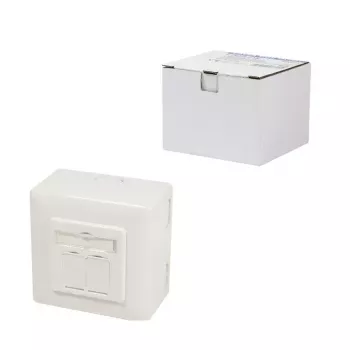 Netzwerkdose 2 x RJ-45 LogiLink NP0124