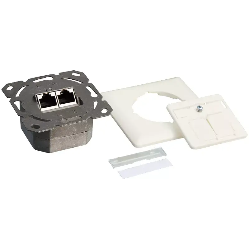 Netzwerkdose 2 x RJ-45 LogiLink NP0124